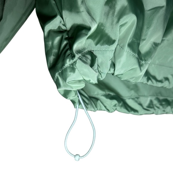 FabFitFun X Bala Green Windbreaker Nylon Jacket S/M - Picture 4 of 9